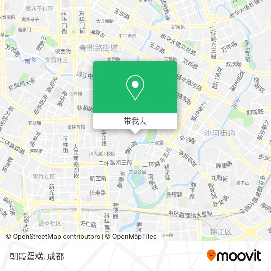 朝霞蛋糕地图