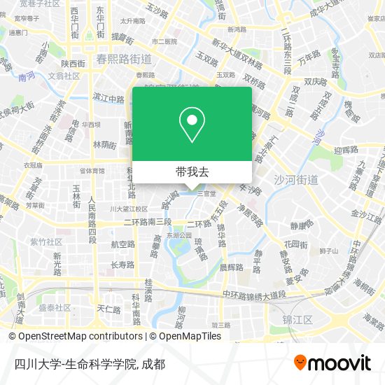 四川大学-生命科学学院地图