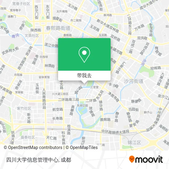 四川大学信息管理中心地图