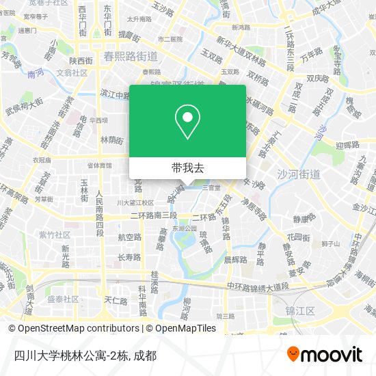 四川大学桃林公寓-2栋地图