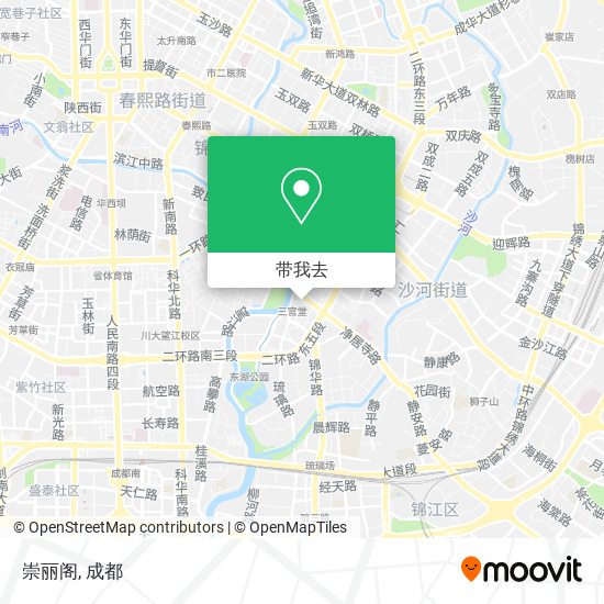 崇丽阁地图