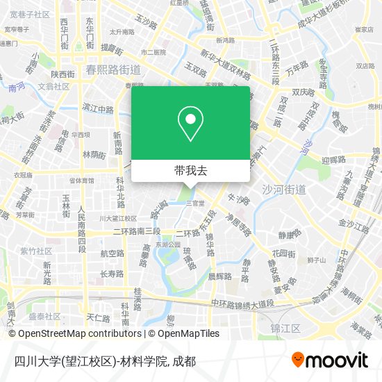 四川大学(望江校区)-材料学院地图
