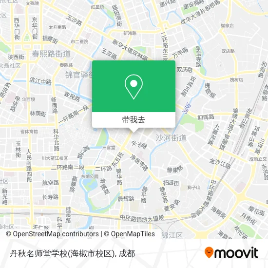 丹秋名师堂学校(海椒市校区)地图