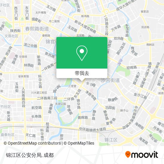 锦江区公安分局地图