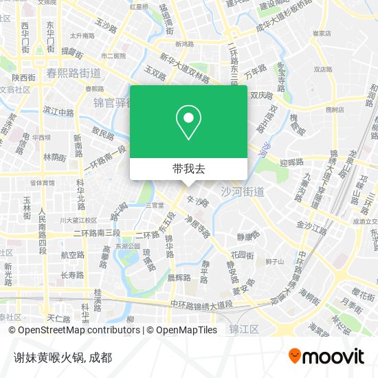 谢妹黄喉火锅地图