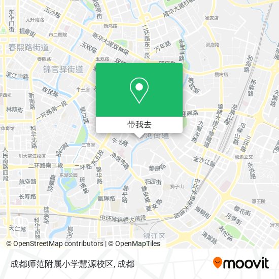 成都师范附属小学慧源校区地图