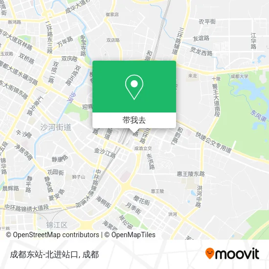 成都东站-北进站口地图