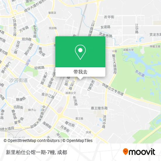 新里柏仕公馆一期-7幢地图