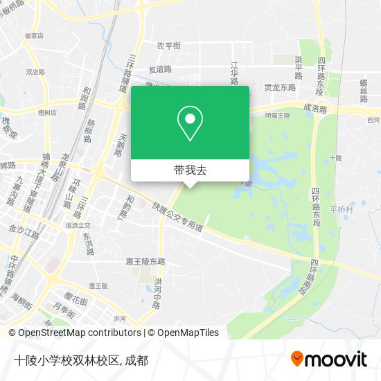 十陵小学校双林校区地图