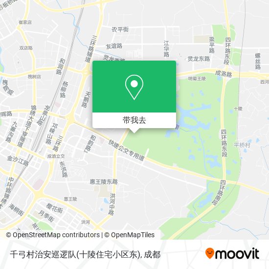 千弓村治安巡逻队(十陵住宅小区东)地图