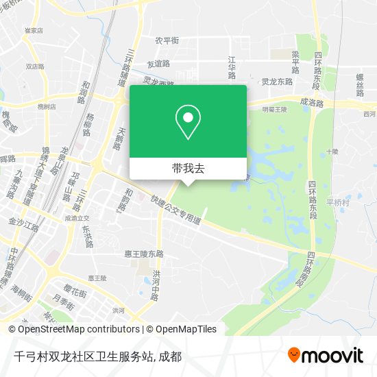 千弓村双龙社区卫生服务站地图