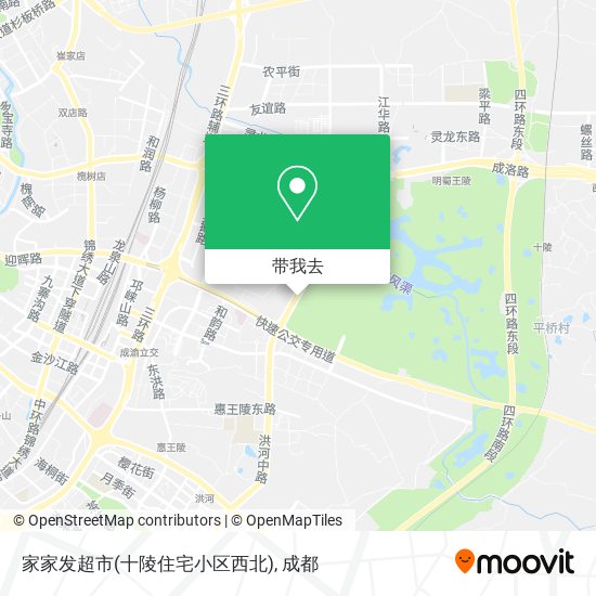 家家发超市(十陵住宅小区西北)地图