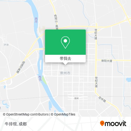 牛排馆地图