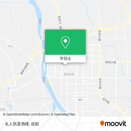 名人凯宴酒楼地图