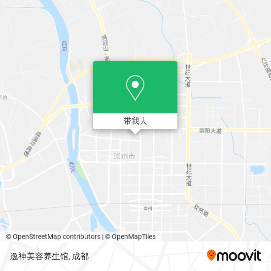 逸神美容养生馆地图