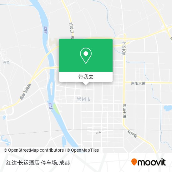 红达·长运酒店-停车场地图