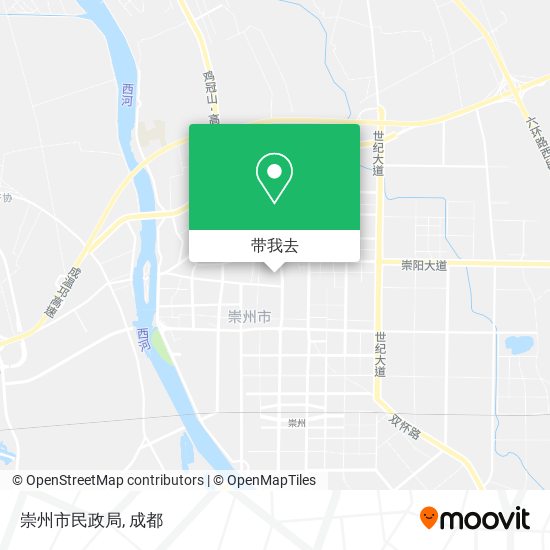 崇州市民政局地图