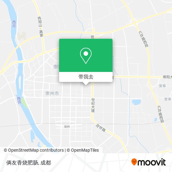 俩友香烧肥肠地图