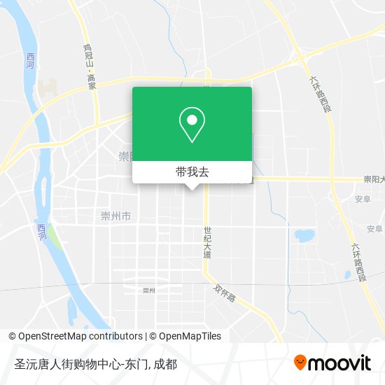 圣沅唐人街购物中心-东门地图