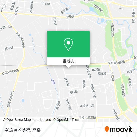双流黄冈学校地图