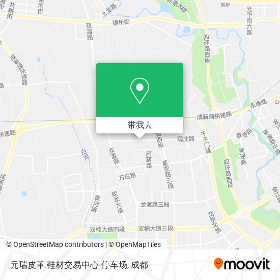 元瑞皮革.鞋材交易中心-停车场地图