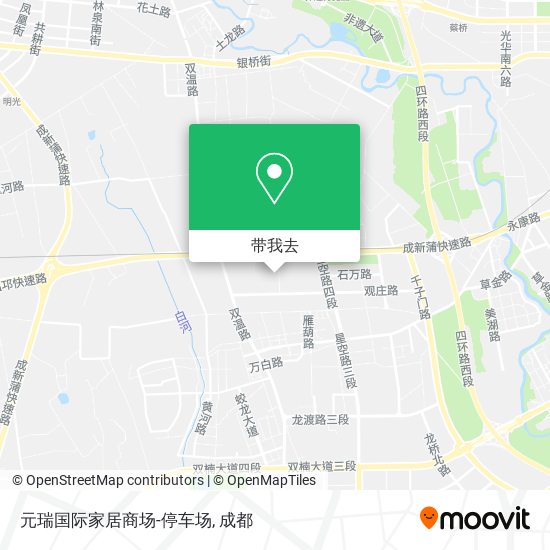 元瑞国际家居商场-停车场地图