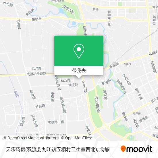 天乐药房(双流县九江镇五桐村卫生室西北)地图