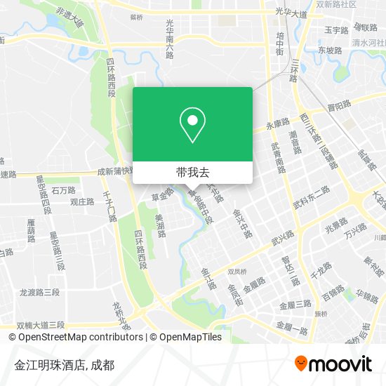 金江明珠酒店地图