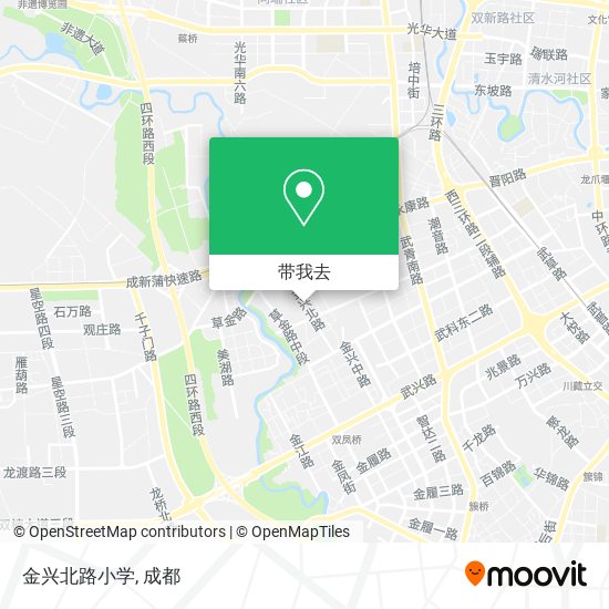 金兴北路小学地图