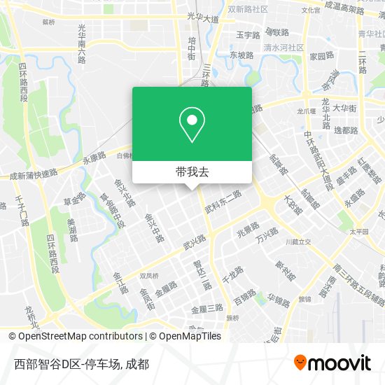 西部智谷D区-停车场地图