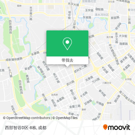 西部智谷D区-8栋地图