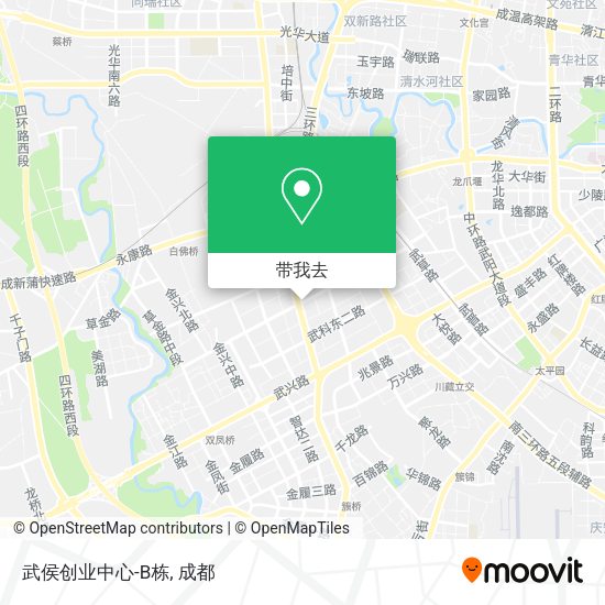 武侯创业中心-B栋地图