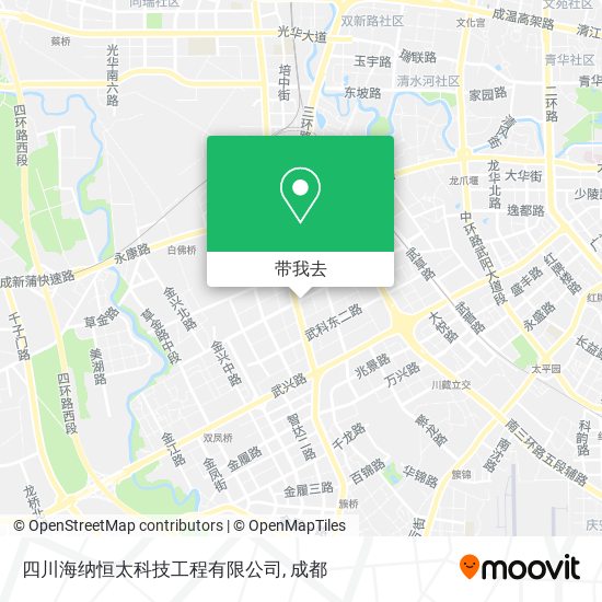 四川海纳恒太科技工程有限公司地图