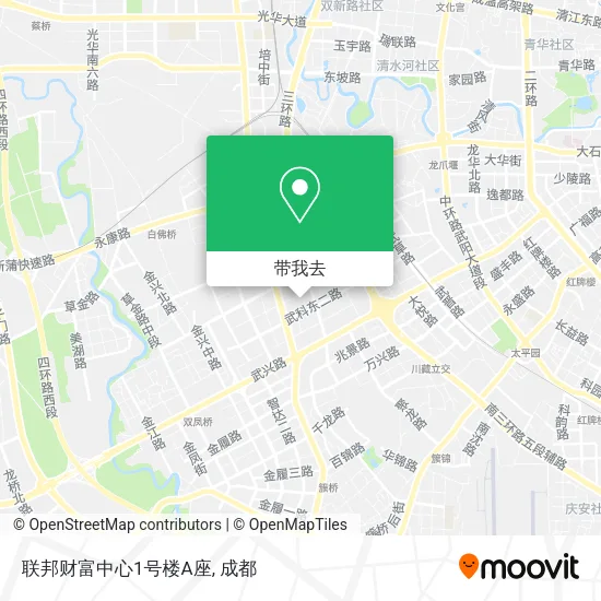 联邦财富中心1号楼A座地图