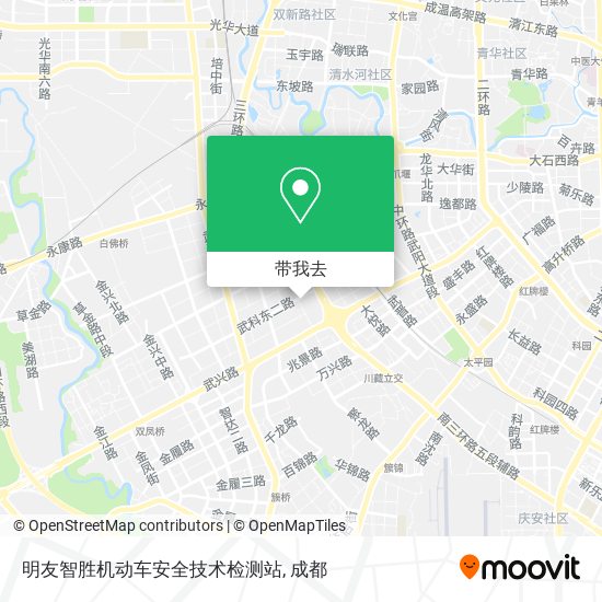 明友智胜机动车安全技术检测站地图