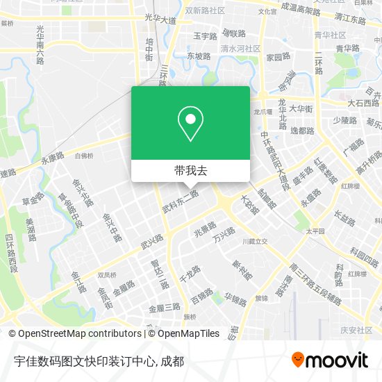 宇佳数码图文快印装订中心地图