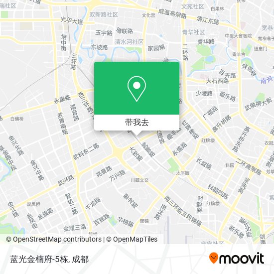 蓝光金楠府-5栋地图