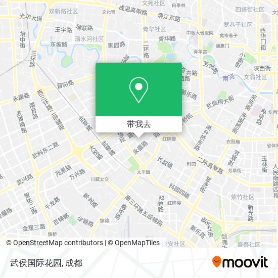武侯国际花园地图