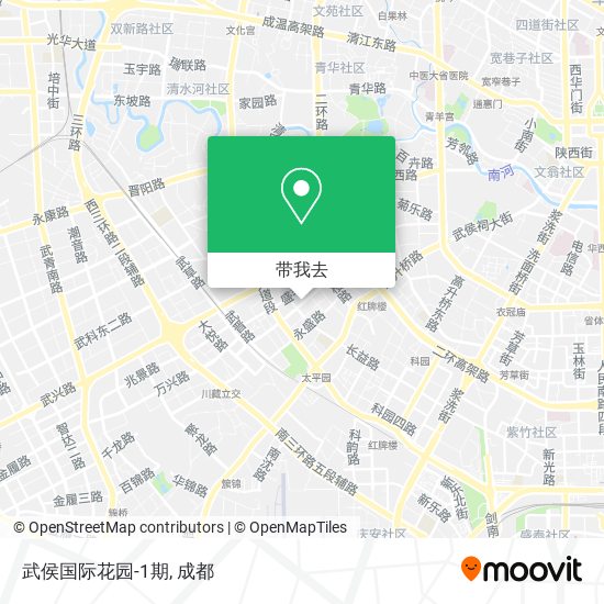 武侯国际花园-1期地图