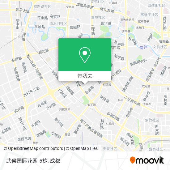 武侯国际花园-5栋地图