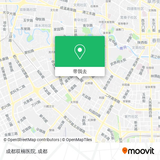 成都双楠医院地图