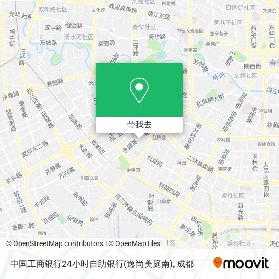 中国工商银行24小时自助银行(逸尚美庭南)地图