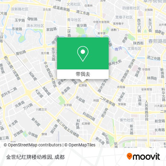 金世纪红牌楼幼稚园地图