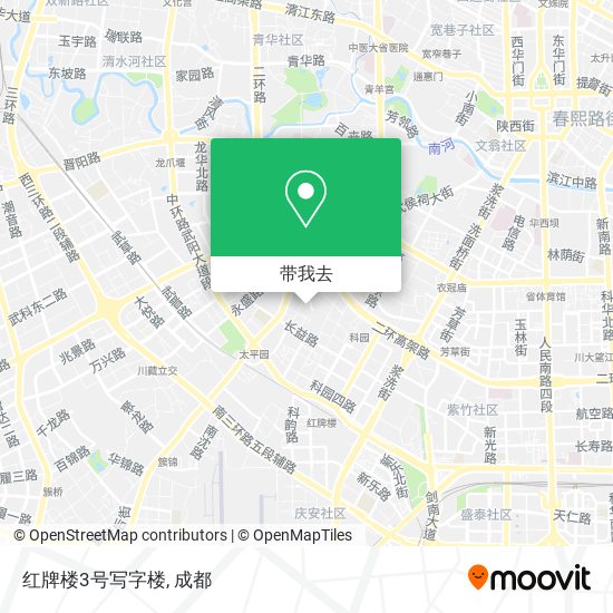 红牌楼3号写字楼地图