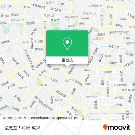 益芝堂大药房地图