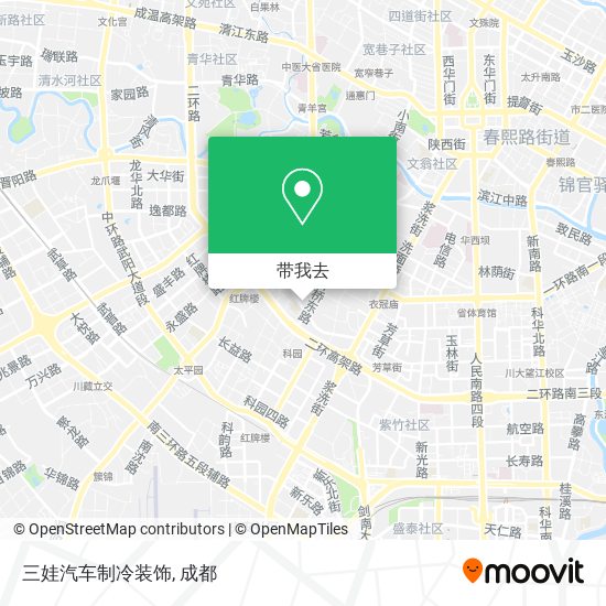 三娃汽车制冷装饰地图