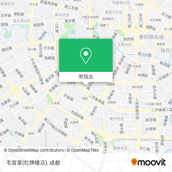毛冒菜(红牌楼店)地图