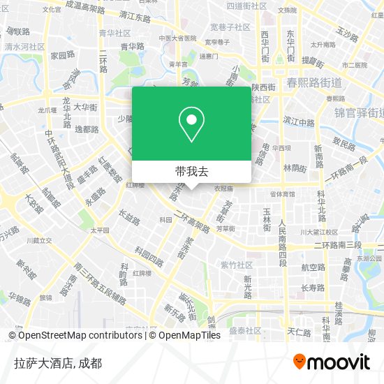 拉萨大酒店地图