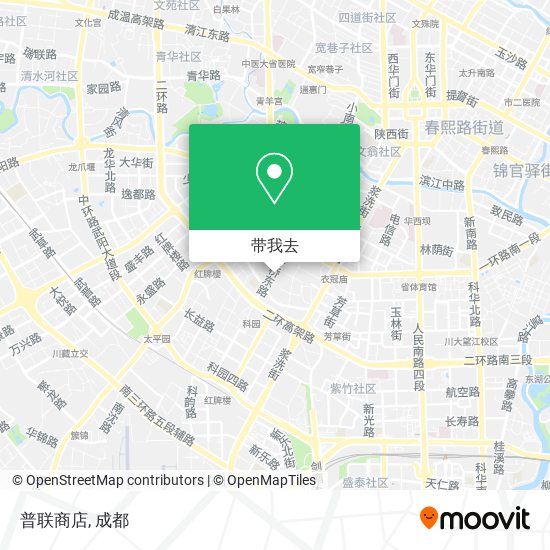 普联商店地图