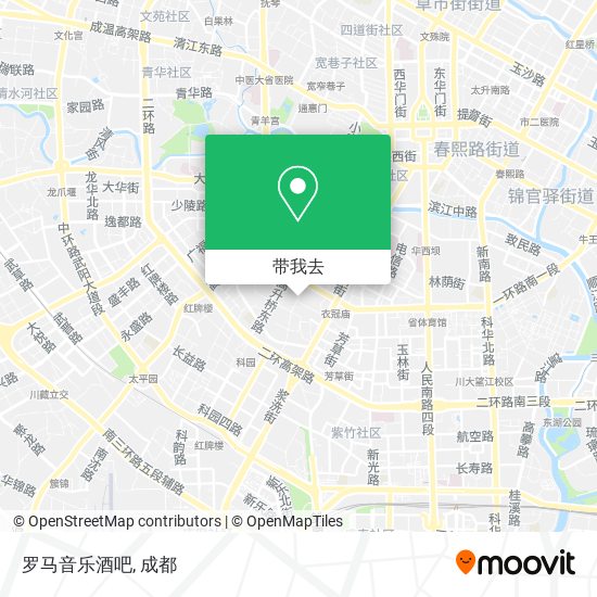 罗马音乐酒吧地图